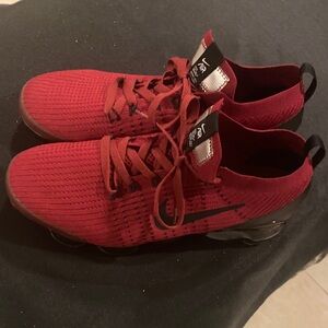 Nike Burgundy Knit Sneakers